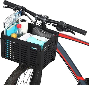 Amazon | SURD 自転車かご 自転車バスケット 折りたたみカゴ 前後兼用